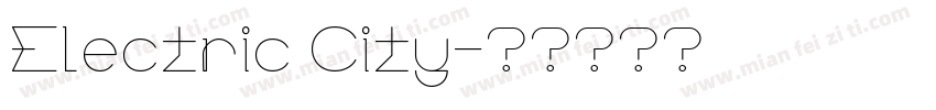 Electric City字体转换